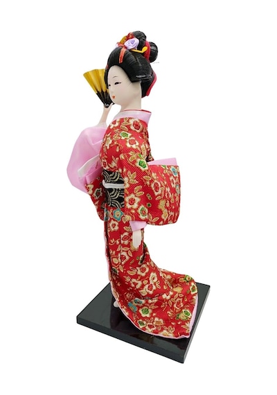 Japon Kimonolu Geyşa Bebek Kabuki Biblo 30 Cm No.23 Anime