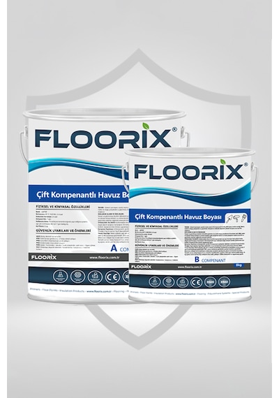 Floorix Havuz Boyası Çift Komponentli 10 Kg+5 Kg