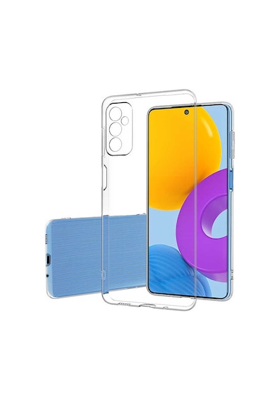 Noktaks - Samsung Galaxy M52 Uyumlu - Kılıf Şeffaf Soft Slim Fitt Süper Silikon Kapak - Şeffaf