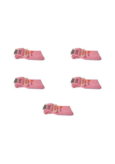 Plastik Çatal Pembe Renkli Lüx Parti Piknik Davet Doğum Günü Çatalı - 18 Cm. - 25 Adetlik 5 Paket