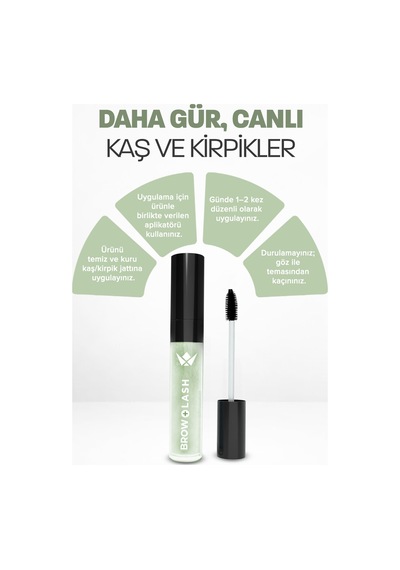 Uraw Browlash Mavi Iksir Kaş & Kirpik Serumu