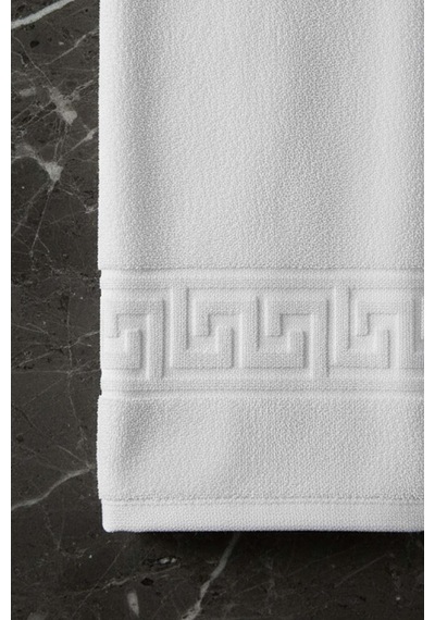 Beyaz Greek 6'lı %100 Pamuklu Havlu Seti 50x90 Cm