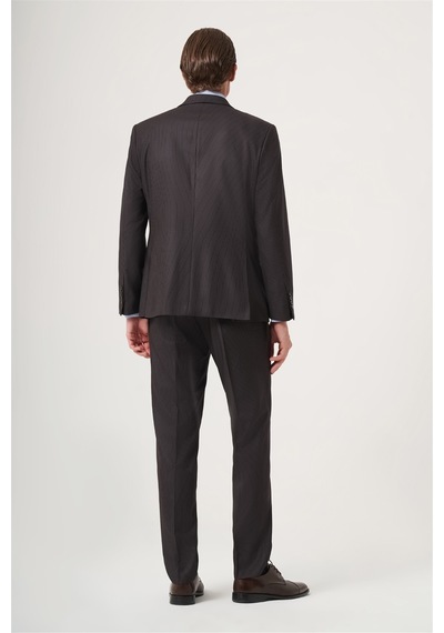 İmza Kahverengi-bej Kırlangıç Yaka Çizgili Kruvaze 6 Drop Slim Fit Tam Astar Esnek Takım Elbise 1001260284 Kahverengi - Bej İmza Kahverengi-bej Kırlangıç Yaka Çizgili Kruvaze 6 Drop Slim Fit Tam Astar Esnek Takım Elbise 1001260284 Kahverengi - Bej