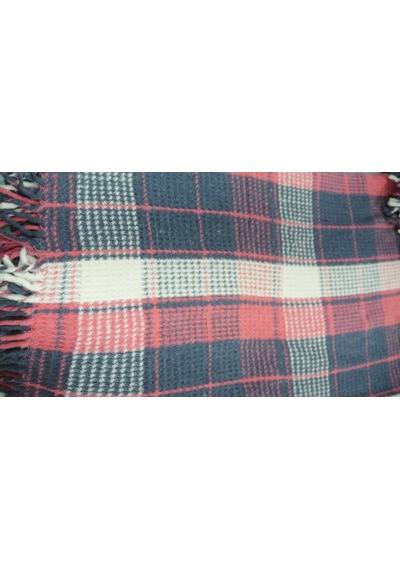 Fluffy Pamuklu Çift Kişilik Peluş Battaniye Çok Renkli