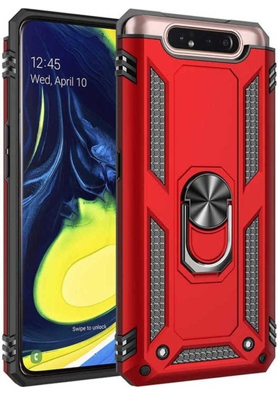 Samsung Uyumlu Galaxy A80 Kılıf Zore Vega Kapak Kırmızı