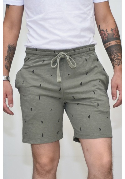 Superfly Erkek 20615 Men Sweat Short Koyu Haki 2061510 Siyah