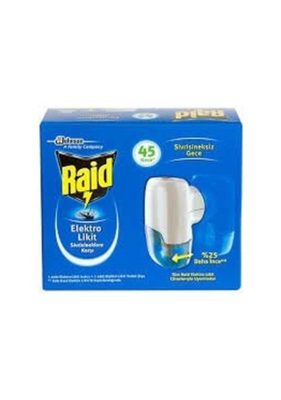 Raid Elektro Elektro Likit Sivrisineklere Öldürücü Set Yedek Şişe 27.4ml 45 Gece Set Likit - 6'li Paket