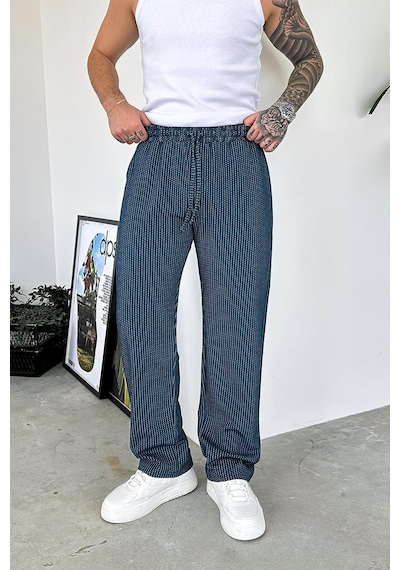 İndigo Chill Zone Baggy Pantolon İndigo