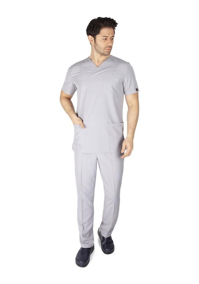 Erkek Doktor Hemşire Forması Scrubs Alpaka Kumaş Hastane Nöbet Ta (484674246)