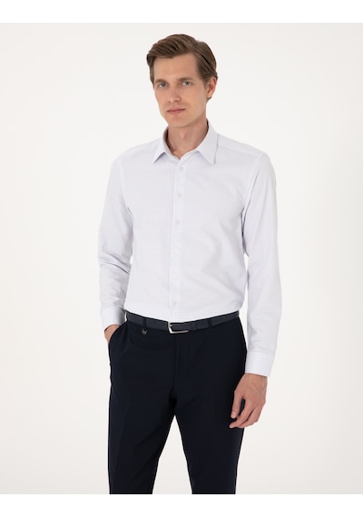 Pierre Cardin Erkek Mavi Gömlek Desenli 50307263-vr036 Mavi