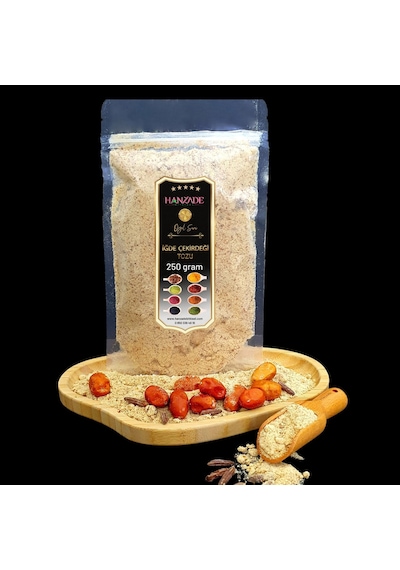 Hanzade Bitkisel İğde Çekirdeği Tozu Taze Öğütülmüş  250 G