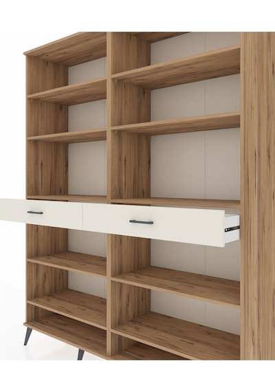 Hyperion Gardrop 10 Raflı 2 Çekmeceli 176x44x221 Çam-çam/aytaşı Çam/aytaşı Hyperion Gardrop 10 Raflı 2 Çekmeceli 176x44x221 Çam-çam/aytaşı Çam/aytaşı