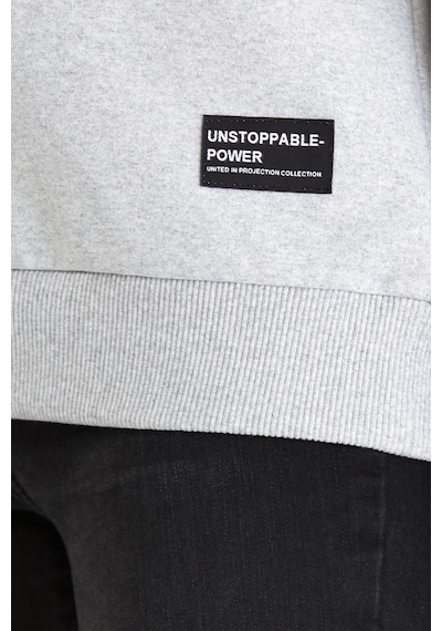 Comeor Kadın Gri Basic Bisiklet Yaka Regular Fit Rahat Sweatshirt 001