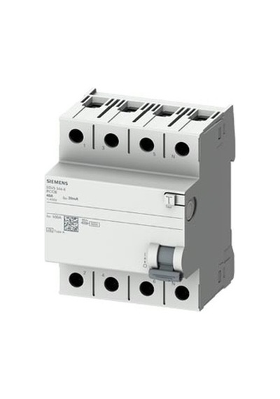 5sv5644-6 4-pole, Type A, In: 40a, 300ma