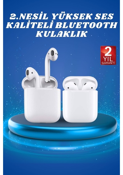 2.nesil Yeni Model Tws Bluetooth Kulaklık Dokunmatik Kontrol Yüksek Ses Kaliteli Kulak Içi