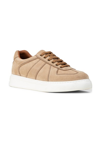 Deery Erkek Hakiki Süet Vizon Renk Sneaker Ayakkabı - 02017mvznp01 Vizon