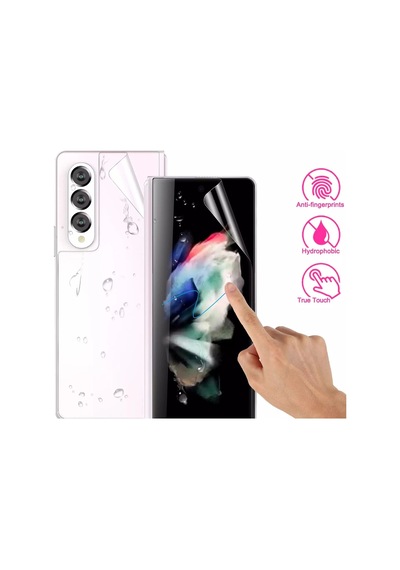 Samsung Galaxy Z Flip 6 Uyumlu Ön+arka Body Şeffaf Ultra Koruyucu