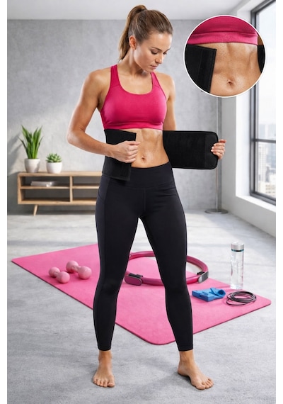Spor Byfit 25 Cm Geniş Neopren Termal Sauna Kemer Bel Korsesi