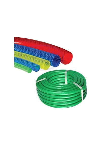Hortum 1", Silikonlu, Örgülü, 50 M 1