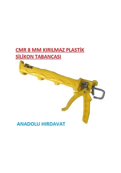 Cmr Profesyonel Plastik Silikon Tabancası Kırılmaya Dirençli 8mm