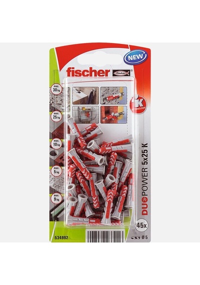 Fischer Duopower 5x25 K Nv 45 Dübel