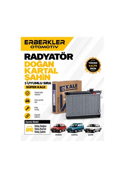 Radyatör Doğan Kartal Şahin 3 Uyumlu Sıra Süper Kale - Erb1729