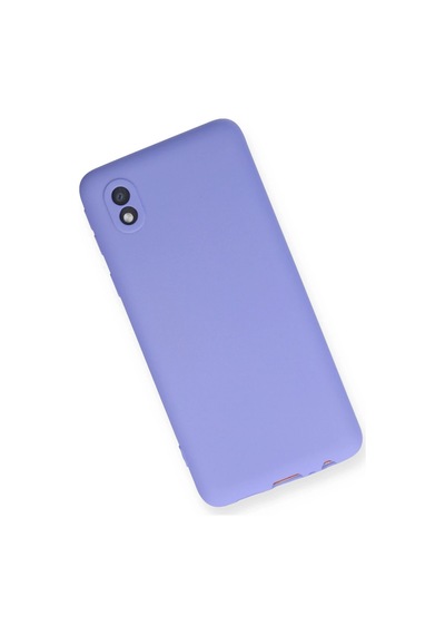 Cosmotex Newface Samsung Galaxy A01 Core Kılıf First Silikon - Lila