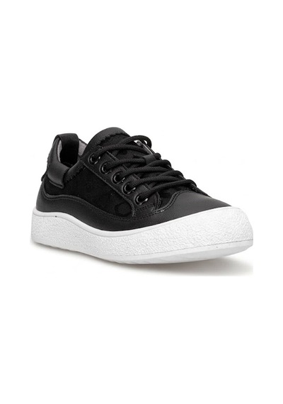 Elit Ysflt373 Kadın Klasik Sneaker Siyah - Beyaz