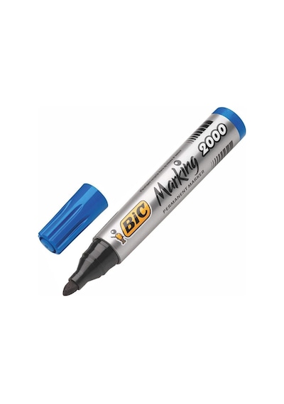 Bic 2000 Mavi Permanent Kalem Yuvarlak Uç 820914 Mavi