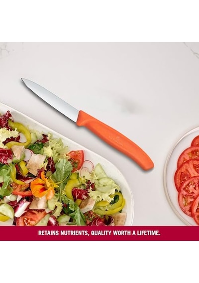 Victorinox 6.7609.c1 Swiss Classic 8cm Düz Soyma Bıçağı, Turuncu Diğer