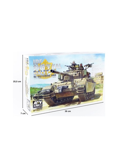 Afv Club Af35277 1/35 Ölçek, Idf Sho't Kal Dalet W/ Battery Ram Tankı, Plastik Model Kiti-51353