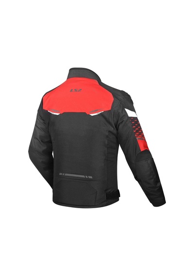 Ls2 Kışlık Mont Apex Evo H2o Kırmızı-siyah İç Astarlı