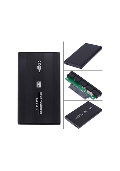 2.5 USB Sata HDD Harddisk Kutu Aliminyum Gövde - Harici HDD Kutu