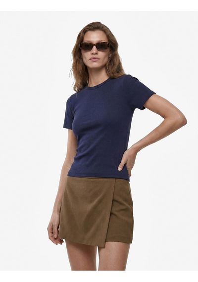 Koton Pamuklu Slim Fit Bisiklet Yaka Kısa Kollu Basic Tişört Lacivert 6sak50472ek Koton Pamuklu Slim Fit Bisiklet Yaka Kısa Kollu Basic Tişört Lacivert 6sak50472ek
