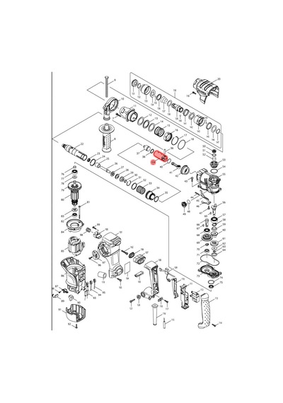Makita HR2811FTV Piston Silindir Ürün Kodu 331776-1