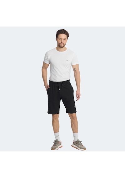 Slazenger NASIM Erkek Cepli Siyah Şort