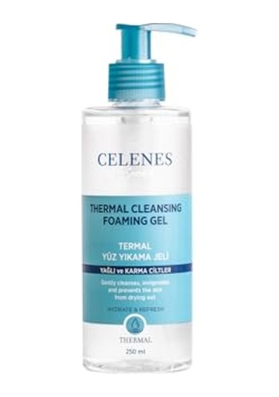 Celenes By Sweden Thermal Yüz Yıkama Jeli Yağlı Ve Karma Ciltler 250 Ml