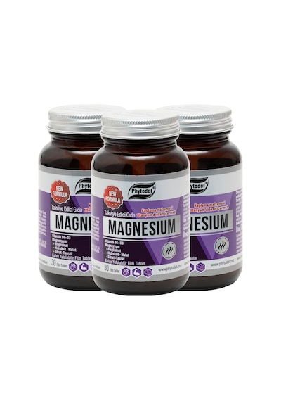 Phytodef Magnezyum Vitamin B6 + D3 3 x 30 Tablet