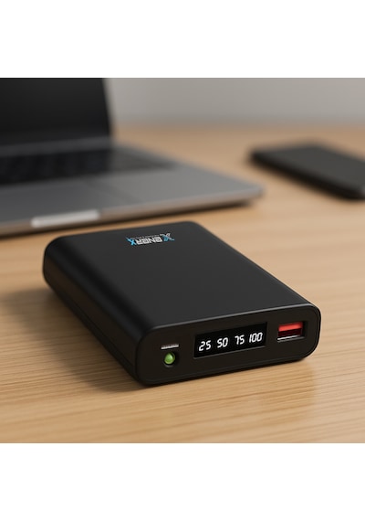 Enerx ENR-P2025DC 20000 Mah Powerbank Led Göstergeli, 2.1a Çift Usb Çıkış