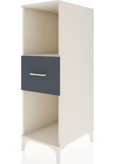 Kronos Dolap Tek Raflı Tek Çekmeceli 44x59x134 Aytaşı-antrasit Aytaşı Kronos Dolap Tek Raflı Tek Çekmeceli 44x59x134 Aytaşı-antrasit Aytaşı