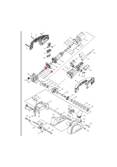 Makita SG1251J Rulman 6001 Ürün Kodu 210105-0