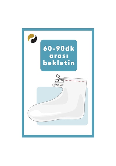 Dermokil Peeling Etkili Soyulabilir Ayak Maskesi 2 x 30 ML