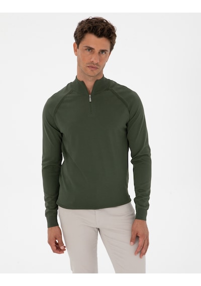 Pierre Cardin Erkek Koyu Haki Kazak /triko 50315752-vr111 Koyu Haki