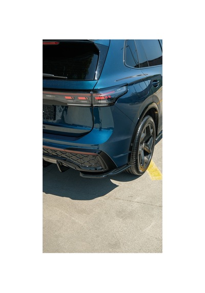 Volkswagen Tiguan R-line 2024+ Body Kit Seti Ön Lip + Difüzör + Marşpiyel + Flap + Tavan Spoileri