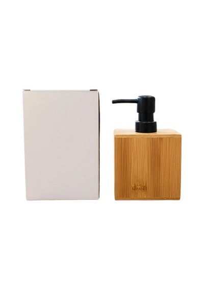 Kare Bambu Sıvı Sabunluk 170 Ml Sarı