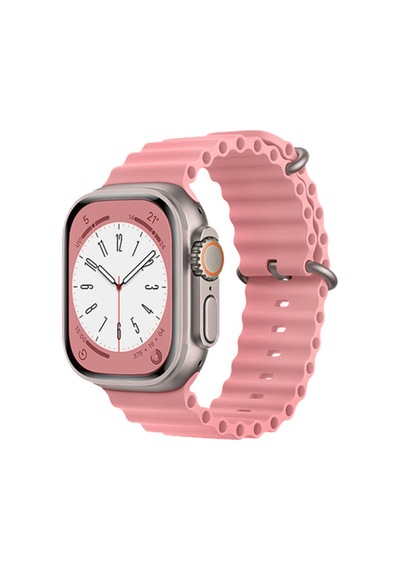 Fitcase Apple Uyumlu  Watch 38/40/41 Mm Ocean Silikon Kordon