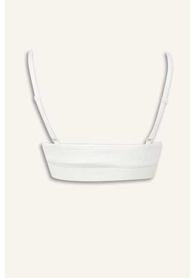 Defacto - Comfort Kaplı Seamless Bra-Fall in Love A8858AX23AU Beyaz