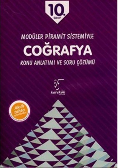 10.Sınıf Modüler Piramit Sistemiyle Coğrafya Konu Anlatımı ve Soru Çözümü -  Karekök Eğitim Yayın