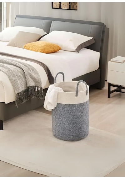 Tr Naturaweave Jüt Hasır Kirli Sepeti Banyo Sepeti Giyisi Havlu Battaniye Dergi Oyuncak Düzenleyici Saksı Sepet Orga Diğer