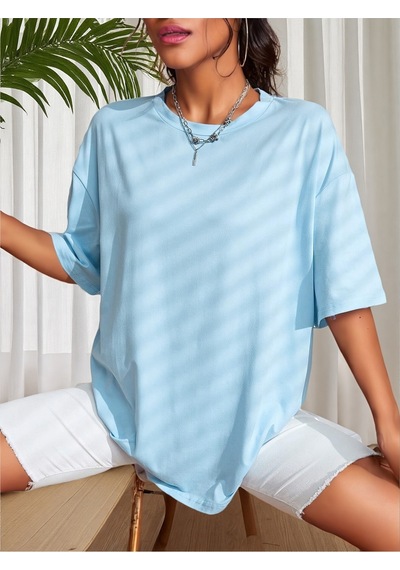 Uyguntarz Unisex My Regilion Tasarım Basklı Tshirt Bebe Mavisi